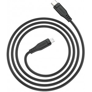 Acefast cable MFI USB Type C - Lightning 1.2m, 30W, 3A black (C3-01 black) (universal)