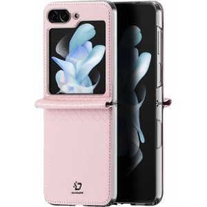 Dux Ducis Samsung Galaxy Z Flip5 5G Flip Leather Case Wallet Back Cover Dux Ducis Bril - Pink (universal)