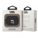 Karl Lagerfeld KLAP2RUNIKK AirPods Pro 2 cover black/black Silicone Karl Head 3D (universal)