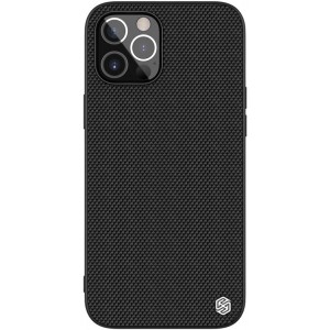 Nillkin Textured Case durable reinforced case with gel frame and nylon back for iPhone 12 Pro Max black (universal)