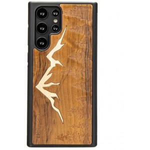 Bewood Wooden case for Samsung Galaxy S22 Ultra Bewood Mountains Imbuia (universal)