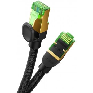 Baseus fast RJ45 cat. network cable. 8 40Gbps 15m braided black (universal)