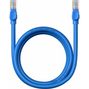 Baseus High Speed ​​Cat 6 RJ-45 1000Mb/s Ethernet cable 2m round - blue (universal)