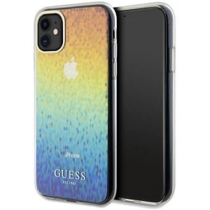 Guess IML Faceted Mirror Disco Iridescent case for iPhone 11 / Xr - multicolor (universal)