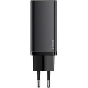 Baseus GaN2 Lite fast charger 65W USB / USB Type C Quick Charge 3.0 Power Delivery (gallium nitride) black (CCGAN2L-B01) (universal)