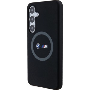 BMW M Silicone Printed Ring MagSafe case for Samsung Galaxy S24+ - black (universal)