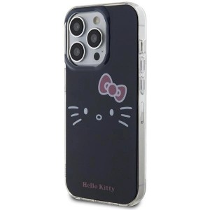 Hello Kitty IML Kitty Face case for iPhone 15 Pro - black (universal)