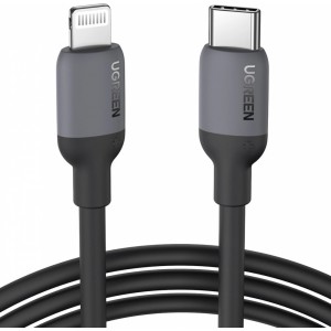 Ugreen fast charging cable USB Type C - Lightning (MFI certified) Power Delivery 20W 1m black (US387 20304) (universal)