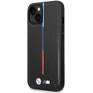 BMW M Quilted Tricolor case for iPhone 15 / 14 / 13 - black (universal)