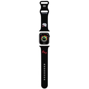 Hello Kitty Silicone Kitty Head Strap for Apple Watch 42/44/45/49mm - Black (universal)