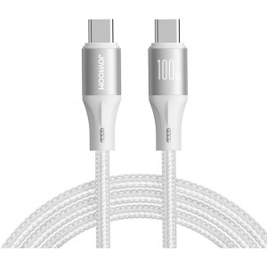 Joyroom Light-Speed ​​Series SA25-CC5 100W USB-C / USB-C cable 1.2m - white (universal)