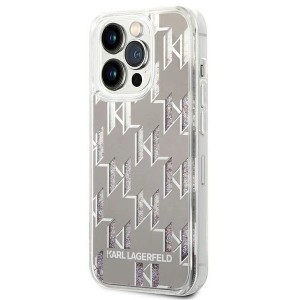 Karl Lagerfeld KLHCP14XLMNMS iPhone 14 Pro Max 6.7 "hardcase silver / silver Liquid Glitter Monogram (universal)