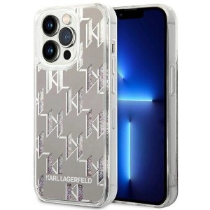 Karl Lagerfeld KLHCP14XLMNMS iPhone 14 Pro Max 6.7 "hardcase silver / silver Liquid Glitter Monogram (universal)