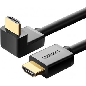 Ugreen angled HDMI cable (90°) 4K 1m black (HD103) (universal)