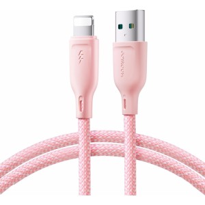 Joyroom Multi-Color Series SA34-AL3 USB-A / Lightning 3A cable 1m - pink (universal)