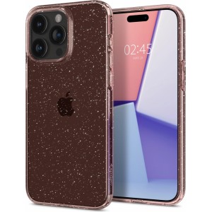 Spigen Liquid Crystal Glitter, rose quartz - iPhone 15 Pro (universal)