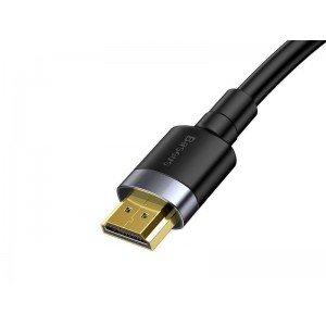Baseus Cafule HDMI 2.0 kabelis 4K FULL HD 3D 1m Melni pelēks