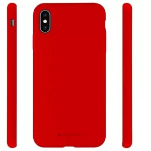 4Kom.pl Mercury Silicone Phone Case for iPhone 12/12 Pro red/red