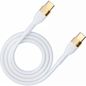 3MK Accessories - 3mk Hyper Silicone Cable C to C 2m 100w White