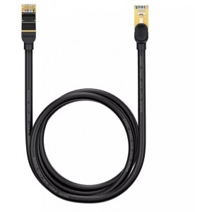 Producenttymczasowy Baseus Ethernet RJ45 network cable, 10Gbps, 1.5m (black)
