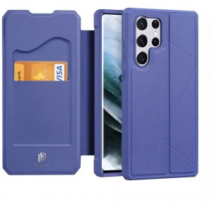 Dux Ducis Skin X holster cover with flip Samsung Galaxy S22 Ultra blue