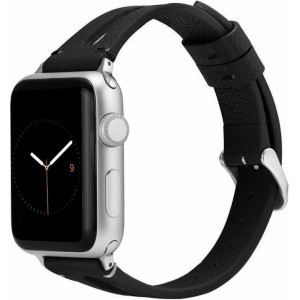 Alogy Leather Strap Alogy leather for Apple Watch 42/44/45/49mm Black