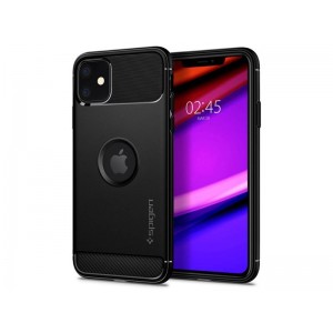 Spigen Etui Spigen Rugged Armor do Apple iPhone 11 Matte Black