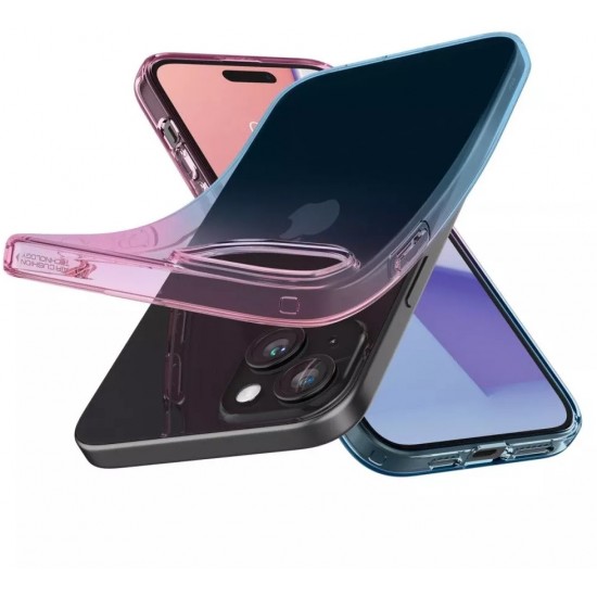 Spigen Etui Spigen Liquid Crystal do iPhone 15 gradation pink