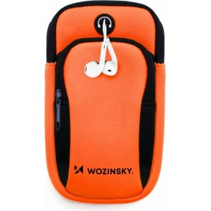 Wozinsky armband for running phone orange (WABOR1)