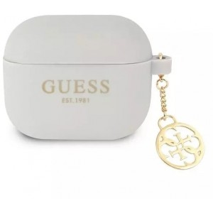 Guess GUA3LSC4EG AirPods 3 cover szary/grey Silicone Charm 4G Collection