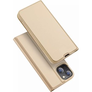 Dux Ducis Skin Pro holster case cover with flip iPhone 14 gold