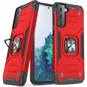 Wozinsky Ring Armor armored hybrid case cover with magnetic holder for Samsung Galaxy S22 (S22 Plus) red