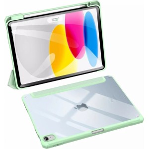 Dux Ducis Toby case iPad 10.9'' 2022 (10 gen.) cover with space for Apple Pencil stylus smart cover stand green