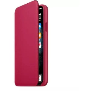 Apple Original Protective Apple Phone Case MY1N2ZM/A for Apple iPhone 11 Pro Max raspberry/raspberry Leather Book