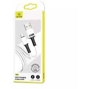 4Kom.pl USAMS Cable U52 microUSB 2A Fast Charge 1m white