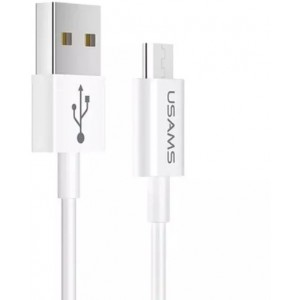 4Kom.pl USAMS Cable U23 microUSB 2A Fast Charge 1m white