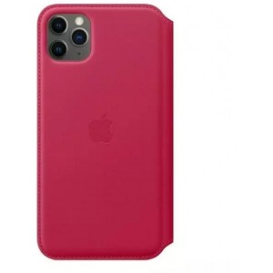 Apple Original Protective Apple Phone Case MY1N2ZM/A for Apple iPhone 11 Pro Max raspberry/raspberry Leather Book