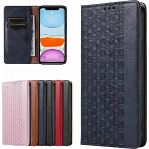 4Kom.pl Magnet Strap Case case for iPhone 13 mini cover wallet mini lanyard pendant blue