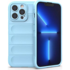 4Kom.pl Magic Shield Case for iPhone 13 Pro flexible armored cover light blue