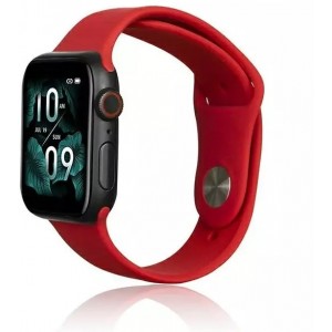 Producenttymczasowy Beline Silicone Strap for Apple Watch 38/40/41mm red/red
