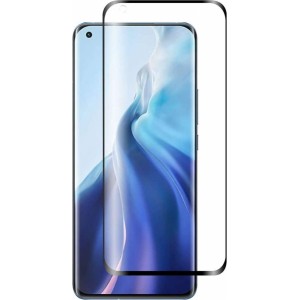 4Kom.pl 3D Edge Nano Flexi Glass Glass Film Full Screen Tempered Glass with Frame for Xiaomi Mi 11 / 11 Pro