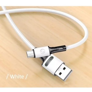 4Kom.pl USAMS Cable U52 microUSB 2A Fast Charge 1m white