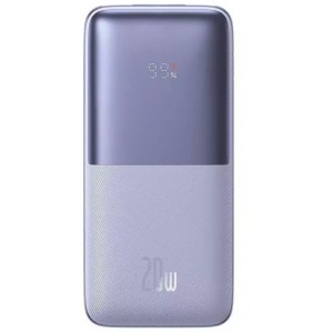 Baseus Bipow Pro Power Bank 10000mAh, 2xUSB, USB-C, 20W (purple)