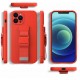 4Kom.pl Rope case gel case with lanyard chain purse lanyard iPhone 12 mini light blue
