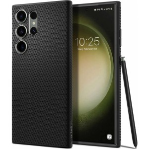 Spigen Etui na telefon Spigen Liquid Air do Samsung Galaxy S23 Ultra Matte Black