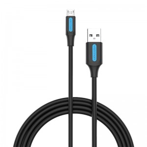 Vention USB 2.0 A to Micro-B 3A cable 3m Vention COLBI black