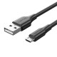 Vention USB 2.0 Male to Micro-B Male 2A 3m Vention CTIBI (black)