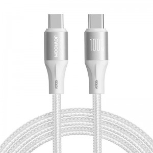 Joyroom Cable Joyroom Light-Speed USB-C to USB-C SA25-CC5 , 100W , 2m (white)