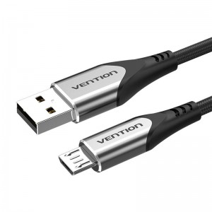 Vention USB 2.0 A to Micro-B 3A cable 1.5m Vention COAHG gray