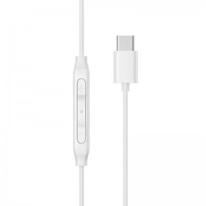 Joyroom Wired Earphones Joyroom JR-EC05, Type-C (White)